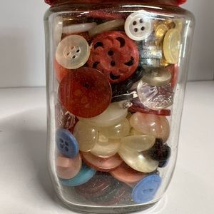 Jar of Vintage Buttons